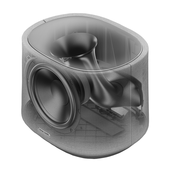 Harman Kardon Citation Sub - Grey - Thundering bass for movies and music - Detailshot 4